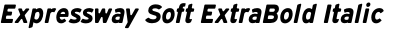 Expressway Soft ExtraBold Italic